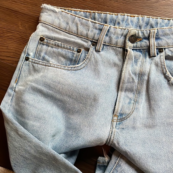 6397 Italian Denim Straight Crop Jeans 26 - Picture 5 of 15